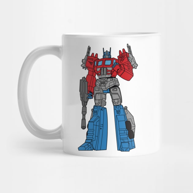 Transformers Optimus Prime illustration by Digster